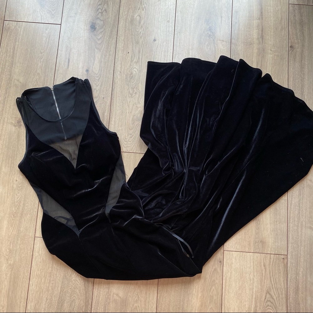 Betsy & Adam Velvet Gown
